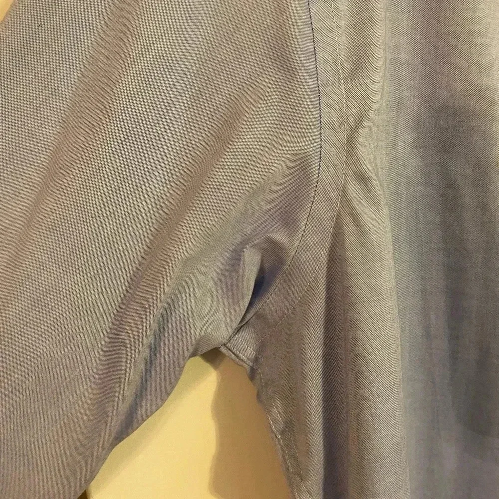 Ralph Lauren blue button up dress shirt